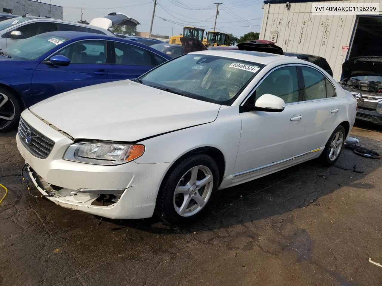 YV140MAK0G1196299 2016 Volvo S80 Premier