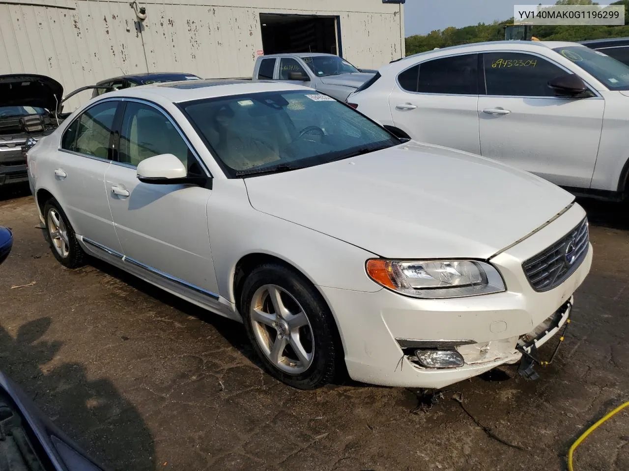 2016 Volvo S80 Premier VIN: YV140MAK0G1196299 Lot: 69495524