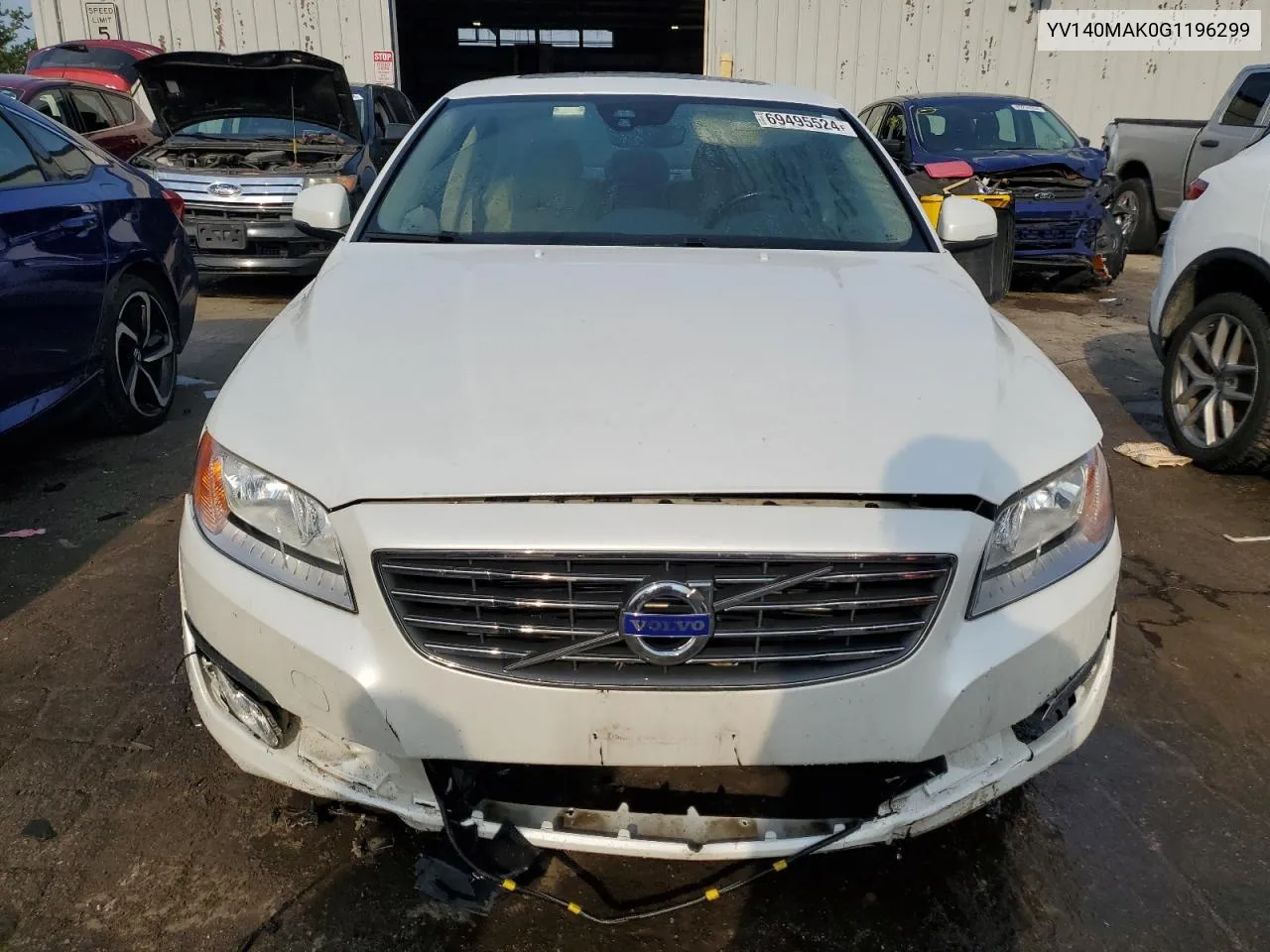 2016 Volvo S80 Premier VIN: YV140MAK0G1196299 Lot: 69495524