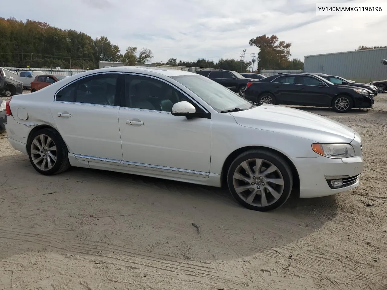 2016 Volvo S80 Platinum VIN: YV140MAMXG1196196 Lot: 78904184