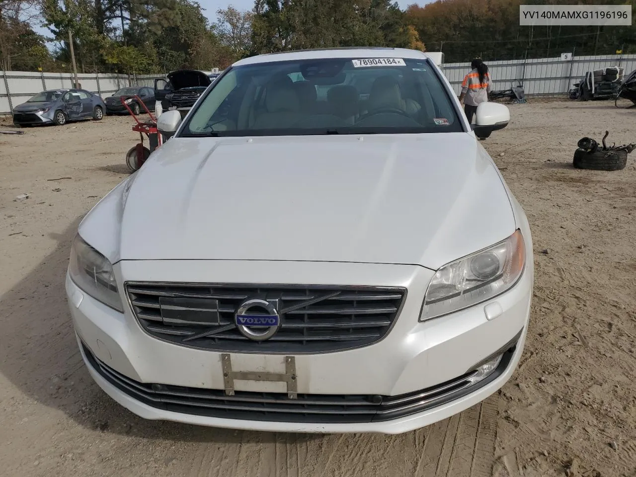 2016 Volvo S80 Platinum VIN: YV140MAMXG1196196 Lot: 78904184