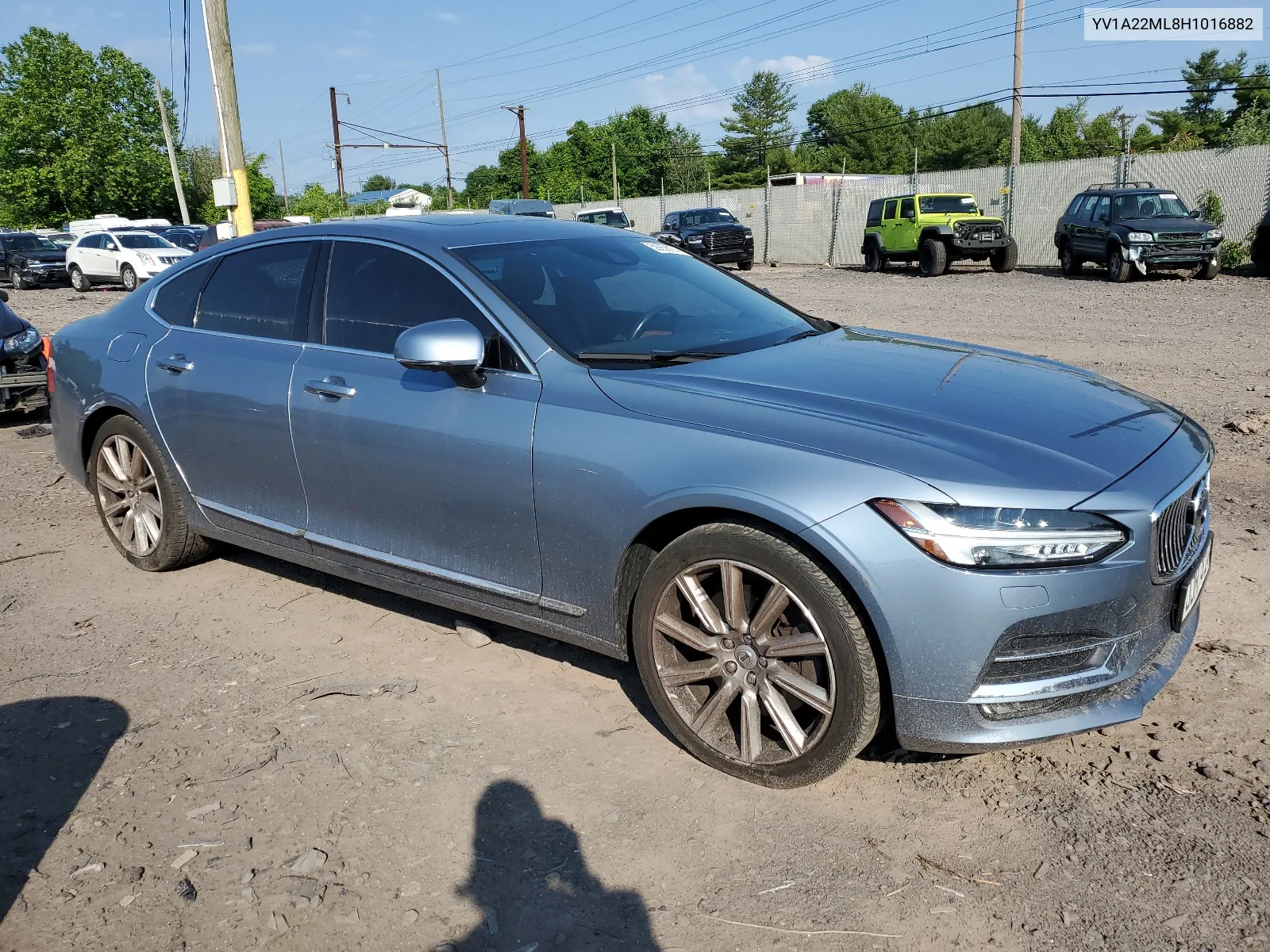 2017 Volvo S90 T6 Inscription VIN: YV1A22ML8H1016882 Lot: 59256974