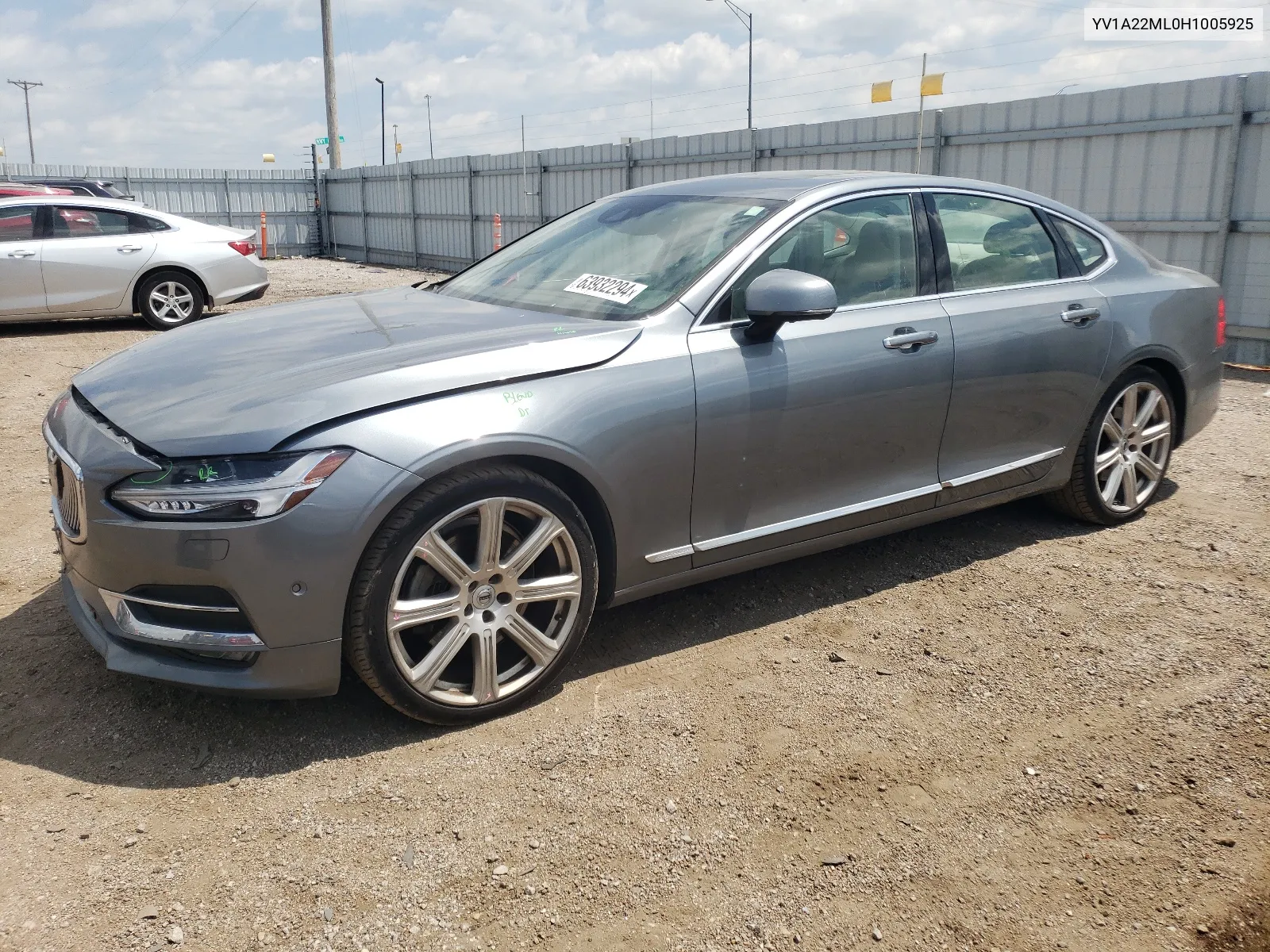 2017 Volvo S90 T6 Inscription VIN: YV1A22ML0H1005925 Lot: 63932294