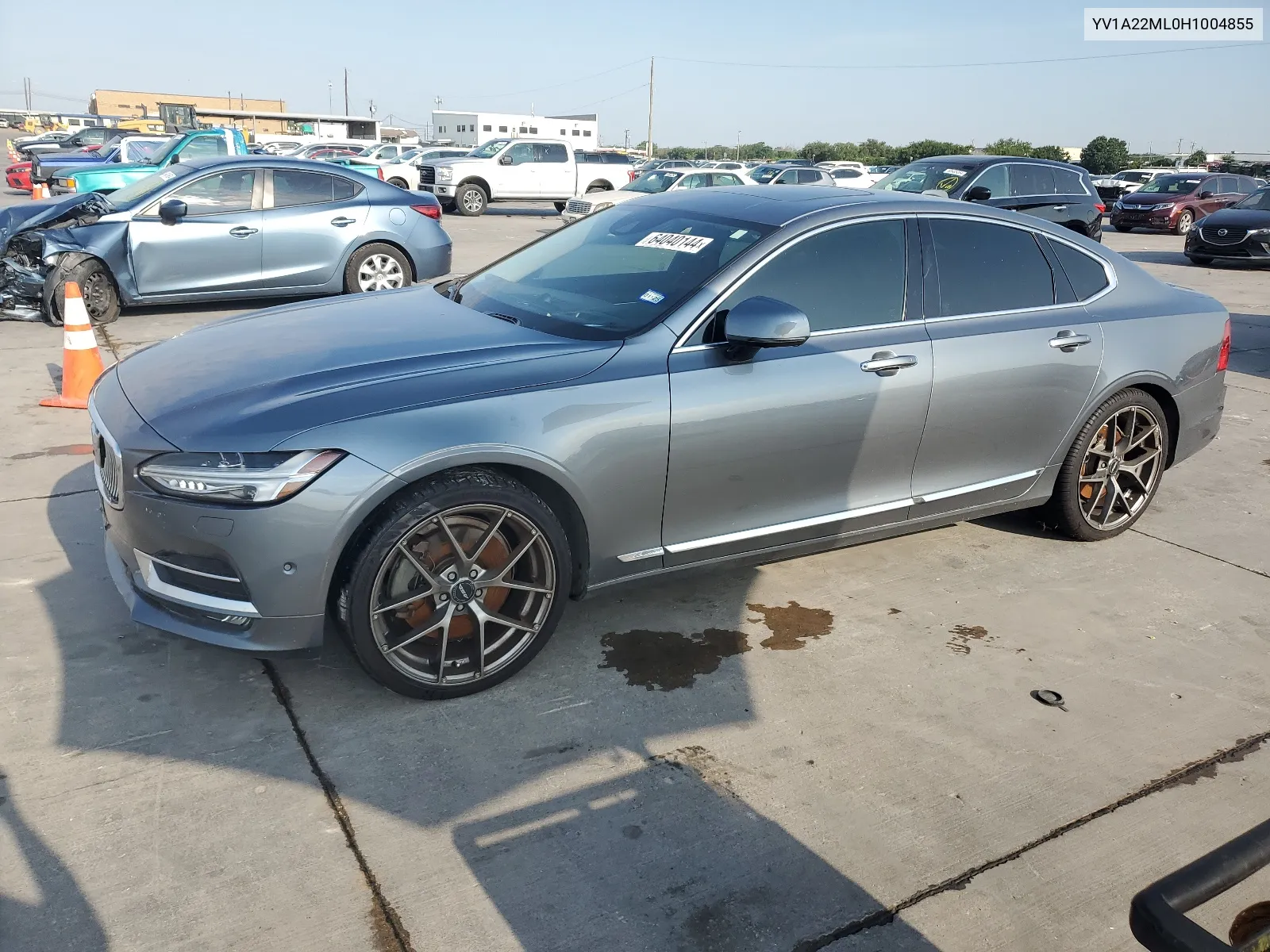 2017 Volvo S90 T6 Inscription VIN: YV1A22ML0H1004855 Lot: 64040144