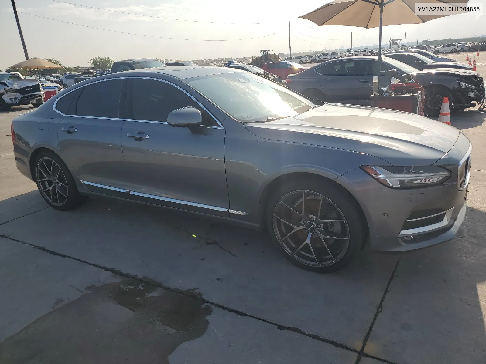 2017 Volvo S90 T6 Inscription VIN: YV1A22ML0H1004855 Lot: 64040144