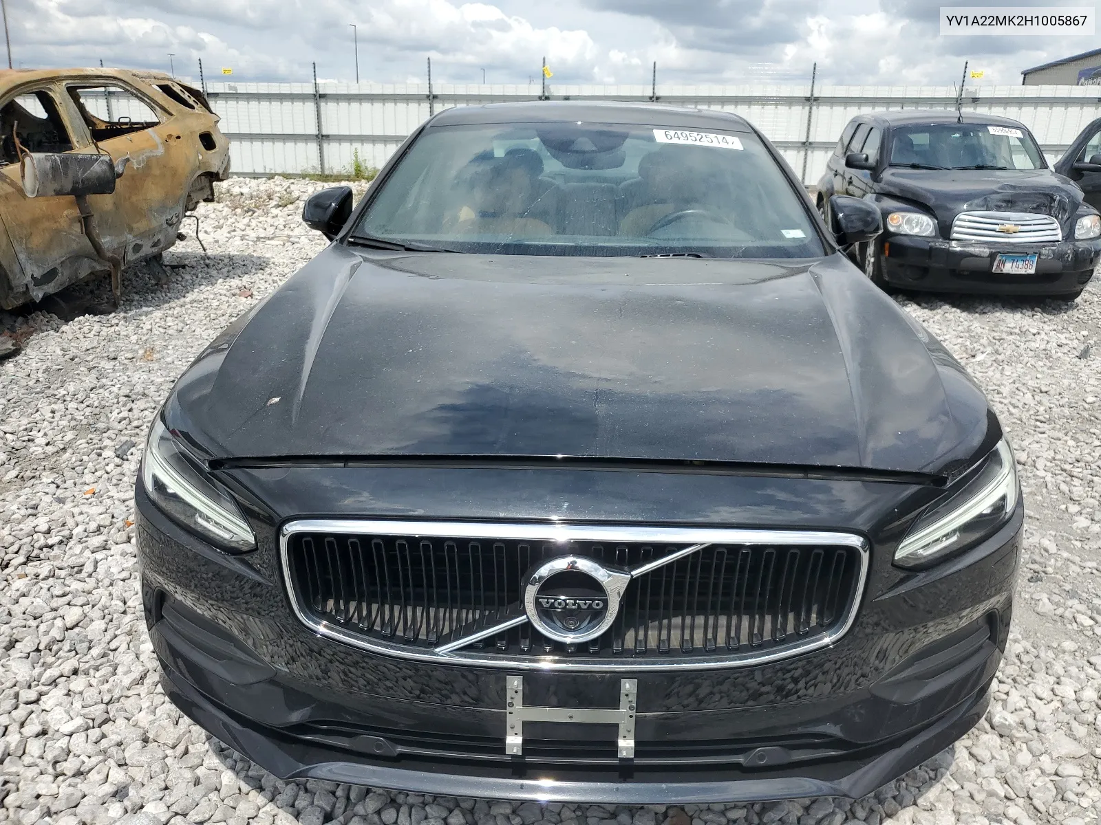 2017 Volvo S90 T6 Momentum VIN: YV1A22MK2H1005867 Lot: 64952514