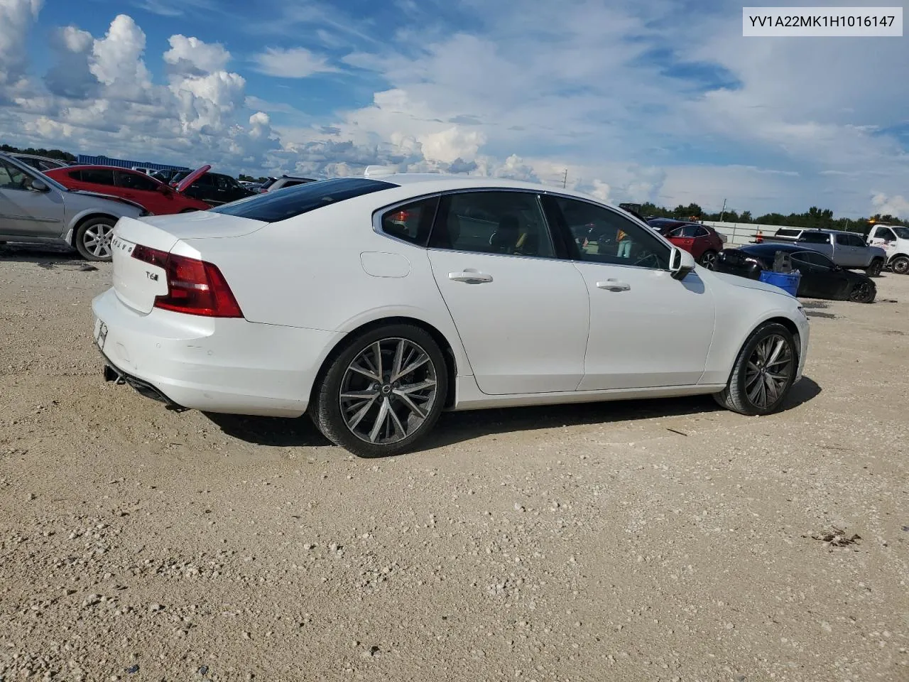 YV1A22MK1H1016147 2017 Volvo S90 T6 Momentum