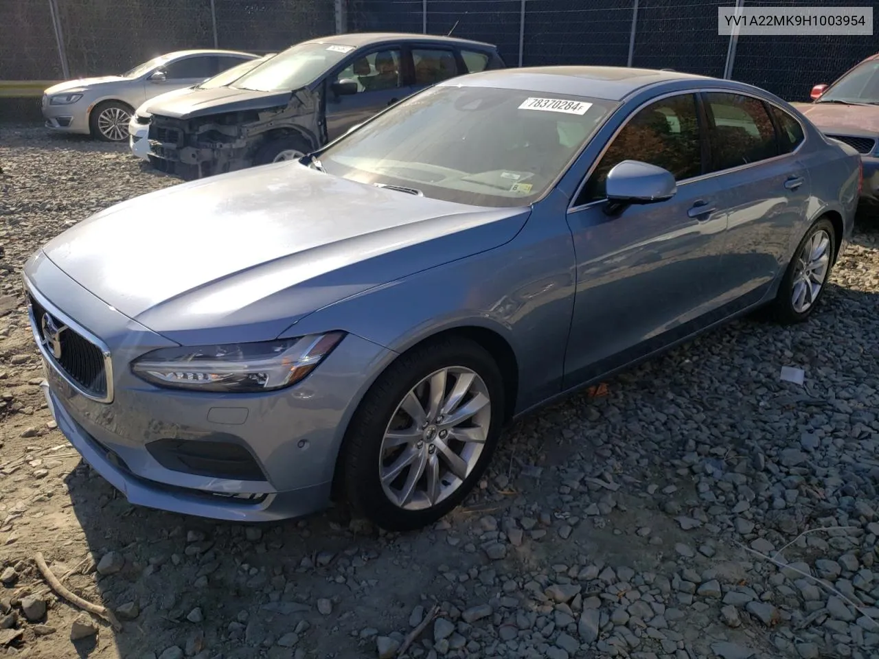 2017 Volvo S90 T6 Momentum VIN: YV1A22MK9H1003954 Lot: 78370284