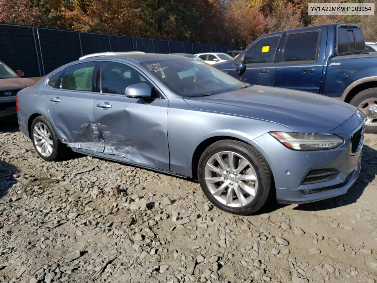 YV1A22MK9H1003954 2017 Volvo S90 T6 Momentum