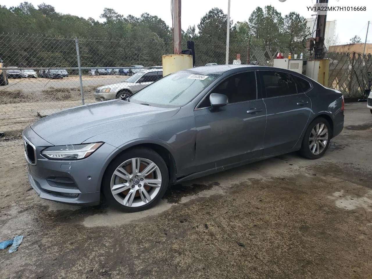 2017 Volvo S90 T6 Momentum VIN: YV1A22MK7H1016668 Lot: 80563854