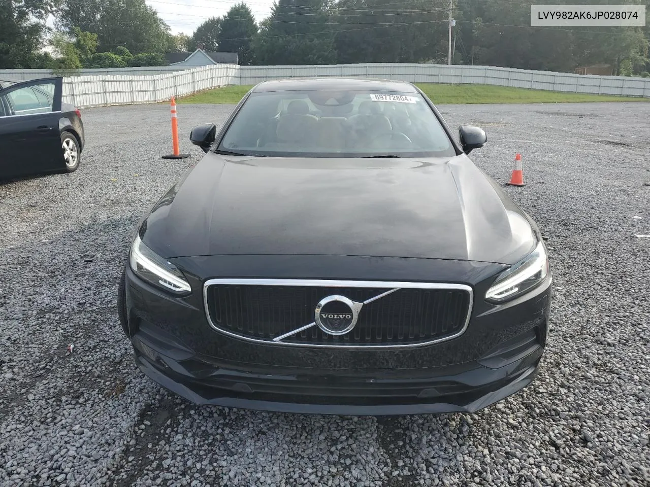 2018 Volvo S90 T5 Momentum VIN: LVY982AK6JP028074 Lot: 69772804