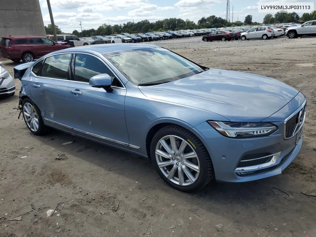 2018 Volvo S90 T6 Inscription VIN: LVY992ML3JP031113 Lot: 70131114