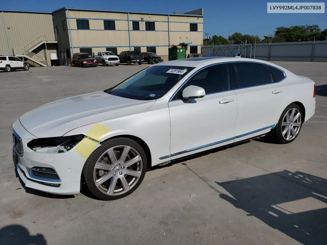 2018 Volvo S90 T6 Inscription VIN: LVY992ML4JP007838 Lot: 74261964