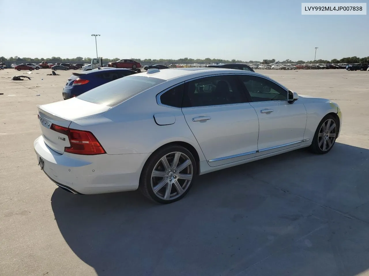 2018 Volvo S90 T6 Inscription VIN: LVY992ML4JP007838 Lot: 74261964