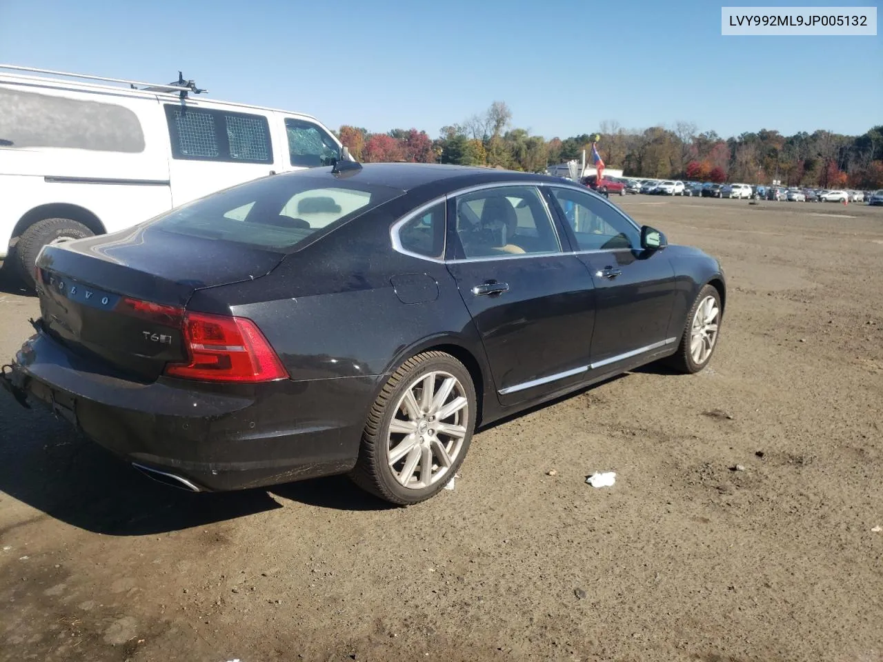 2018 Volvo S90 T6 Inscription VIN: LVY992ML9JP005132 Lot: 76454504