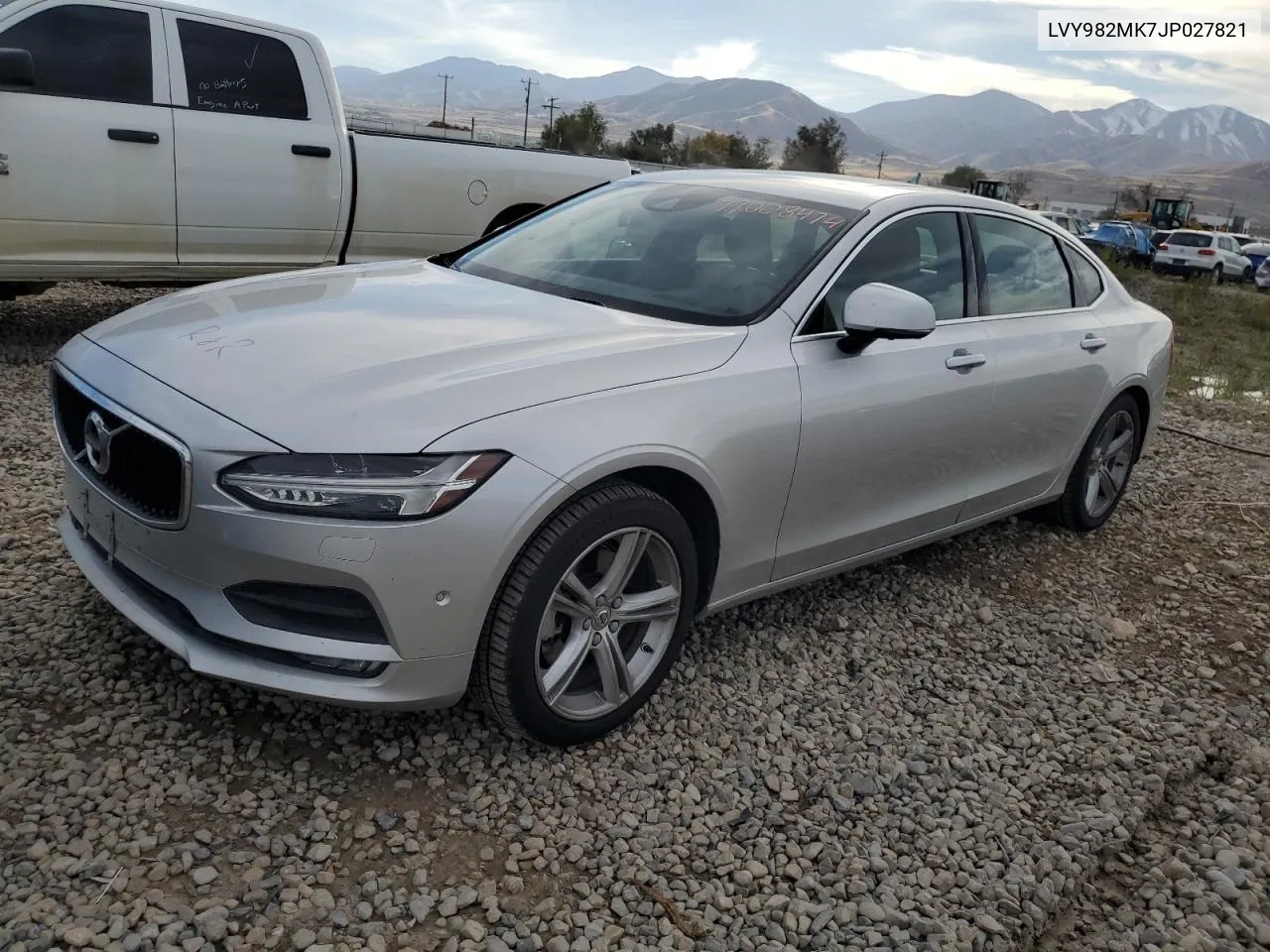 2018 Volvo S90 T5 Momentum VIN: LVY982MK7JP027821 Lot: 77008474