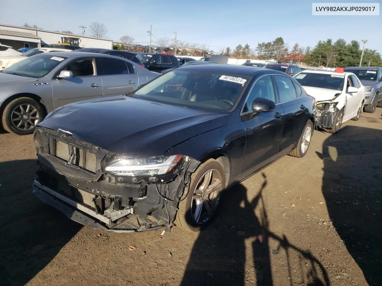 2018 Volvo S90 T5 Momentum VIN: LVY982AKXJP029017 Lot: 80186524