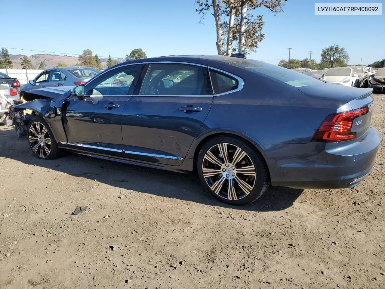 2024 Volvo S90 Ultimate VIN: LVYH60AF7RP408092 Lot: 75875604