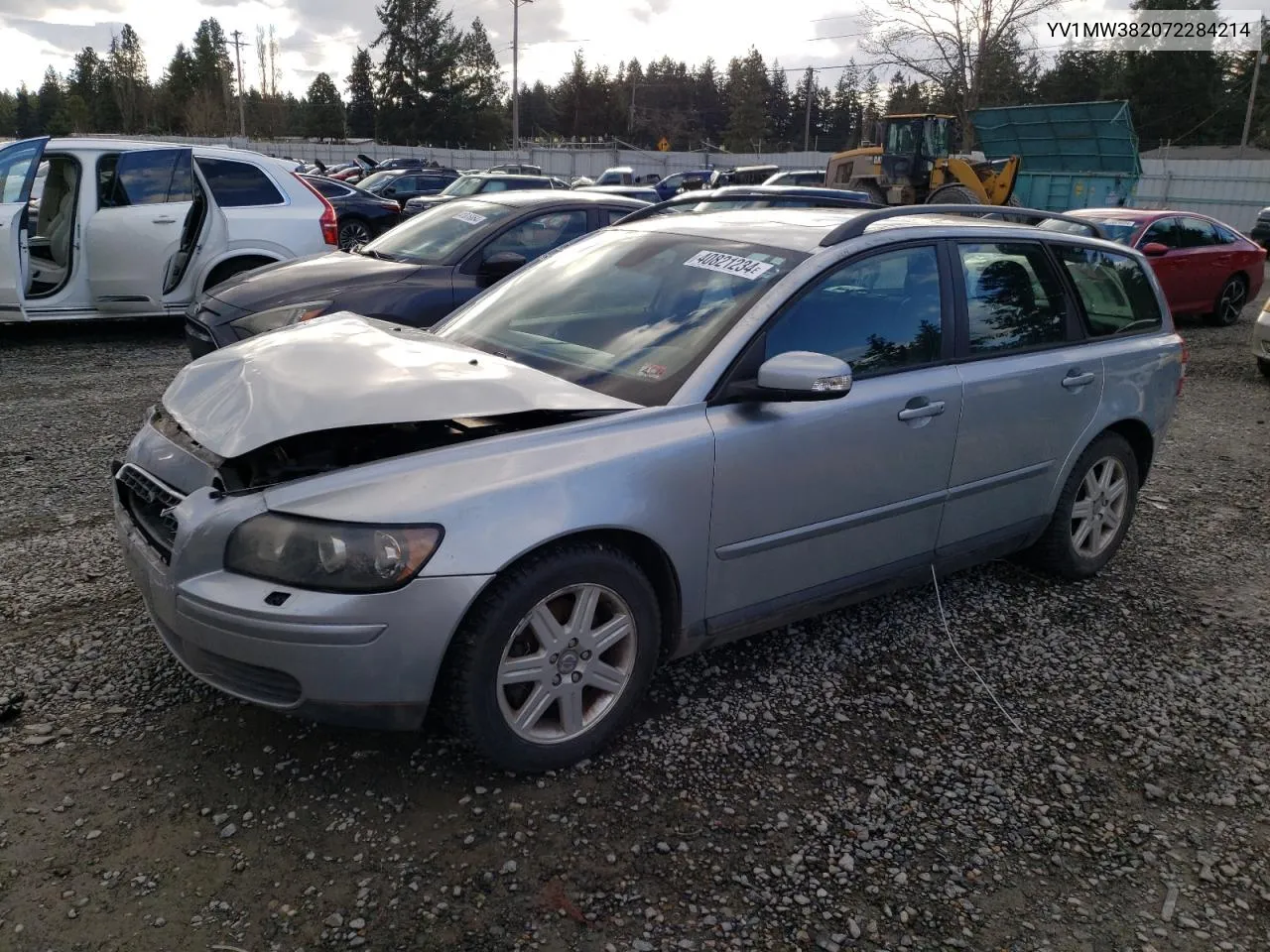 2007 Volvo V50 2.4I VIN: YV1MW382072284214 Lot: 40821234