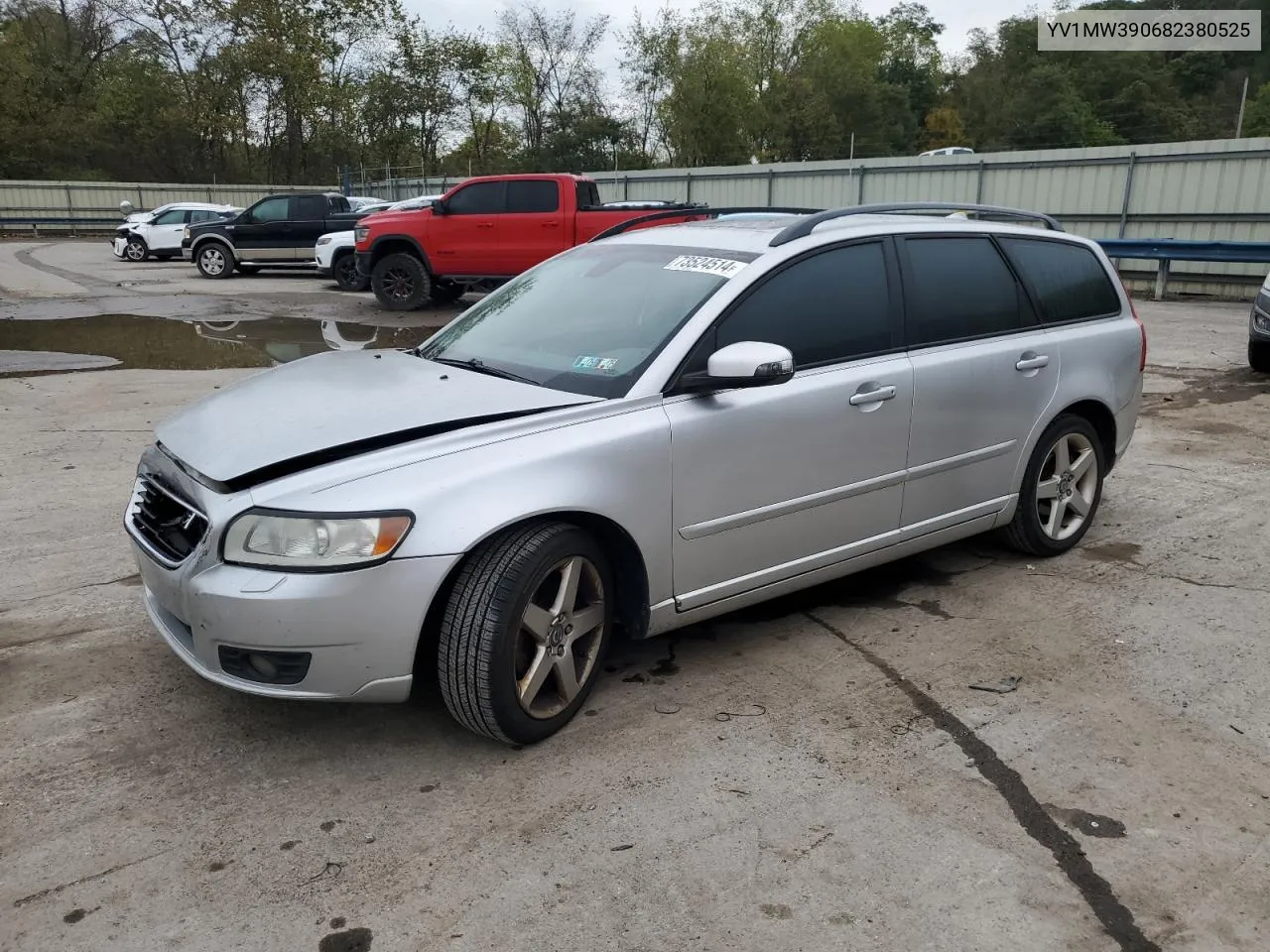 2008 Volvo V50 2.4I VIN: YV1MW390682380525 Lot: 73524514