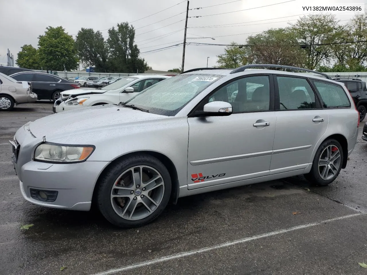 YV1382MW0A2543896 2010 Volvo V50 2.4I