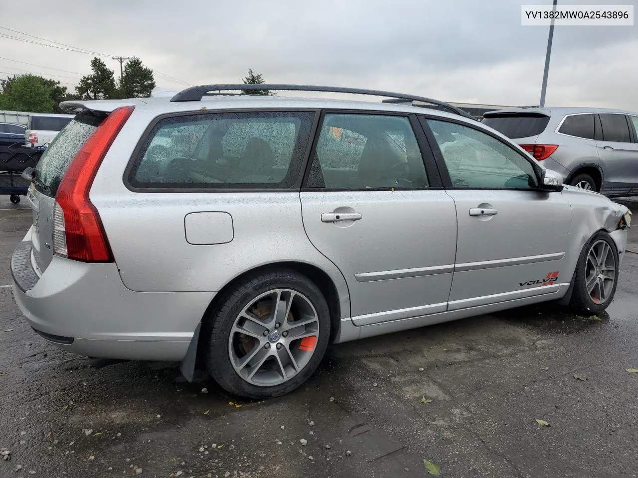 2010 Volvo V50 2.4I VIN: YV1382MW0A2543896 Lot: 73605374