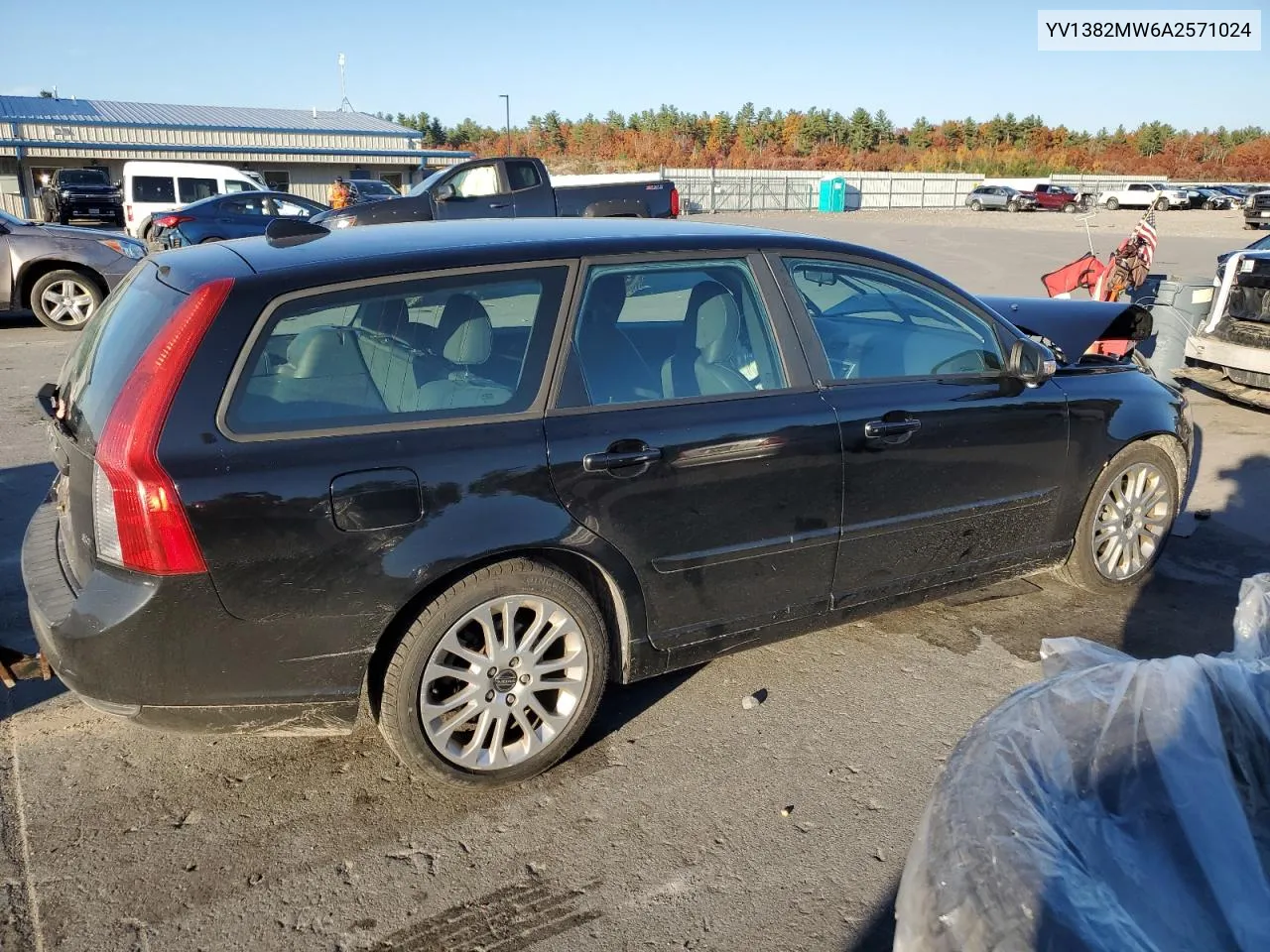 2010 Volvo V50 2.4I VIN: YV1382MW6A2571024 Lot: 77665084