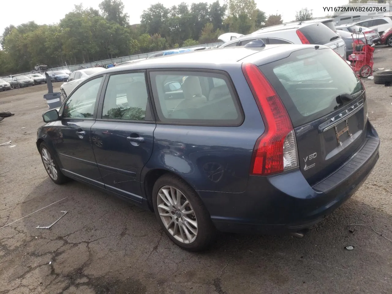 YV1672MW6B2607845 2011 Volvo V50 T5