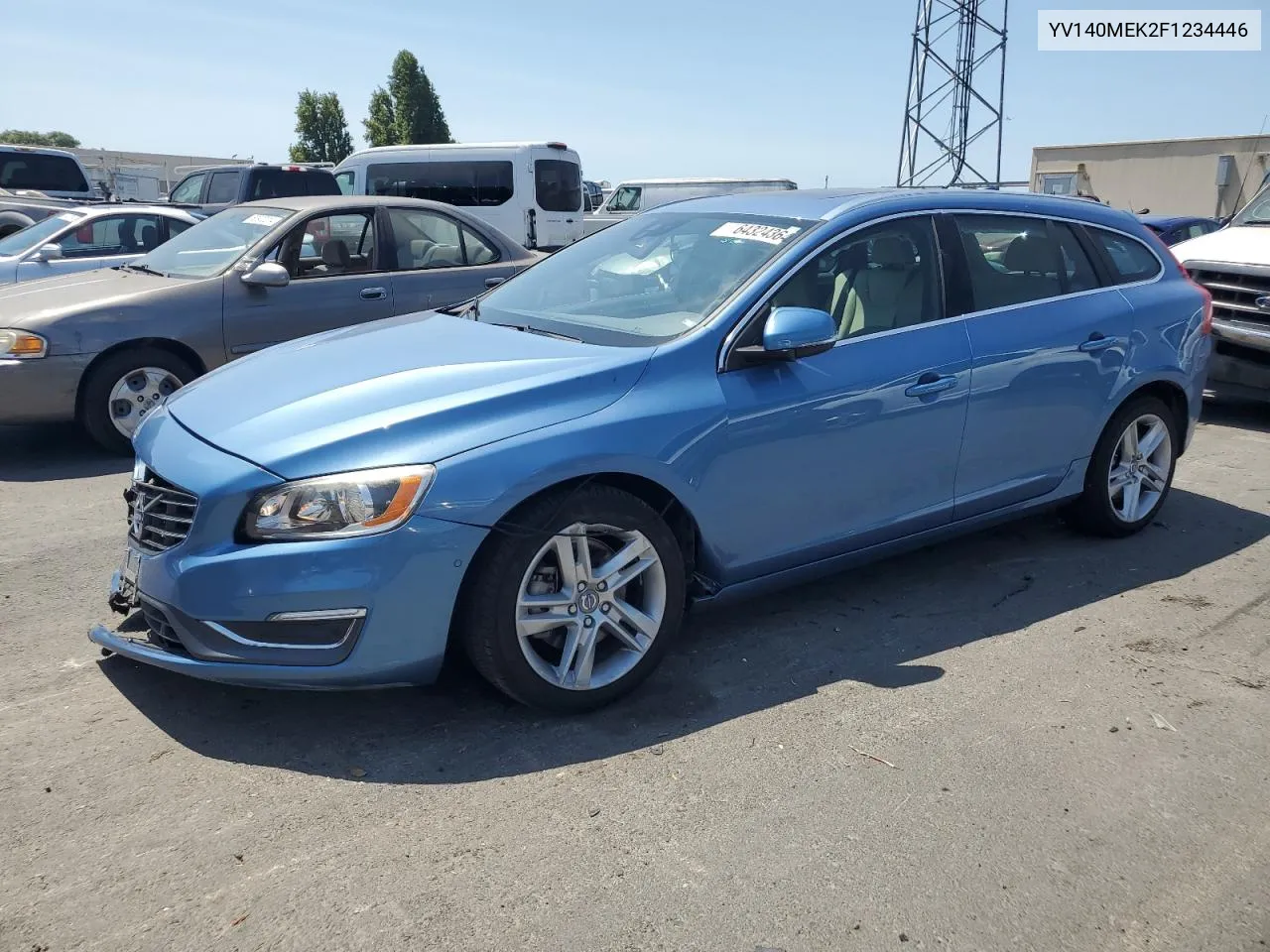 2015 Volvo V60 Premier VIN: YV140MEK2F1234446 Lot: 64324364