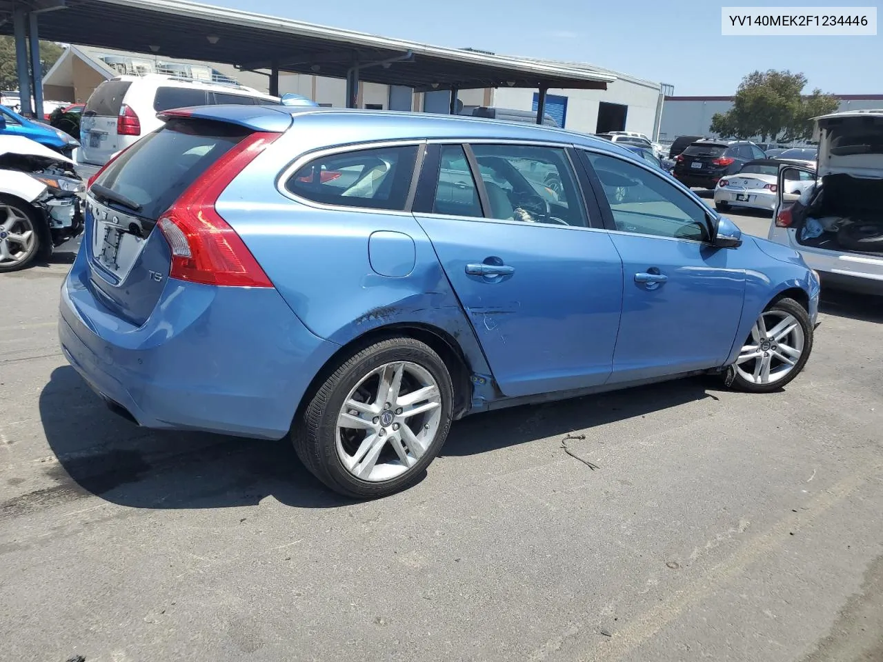 2015 Volvo V60 Premier VIN: YV140MEK2F1234446 Lot: 64324364