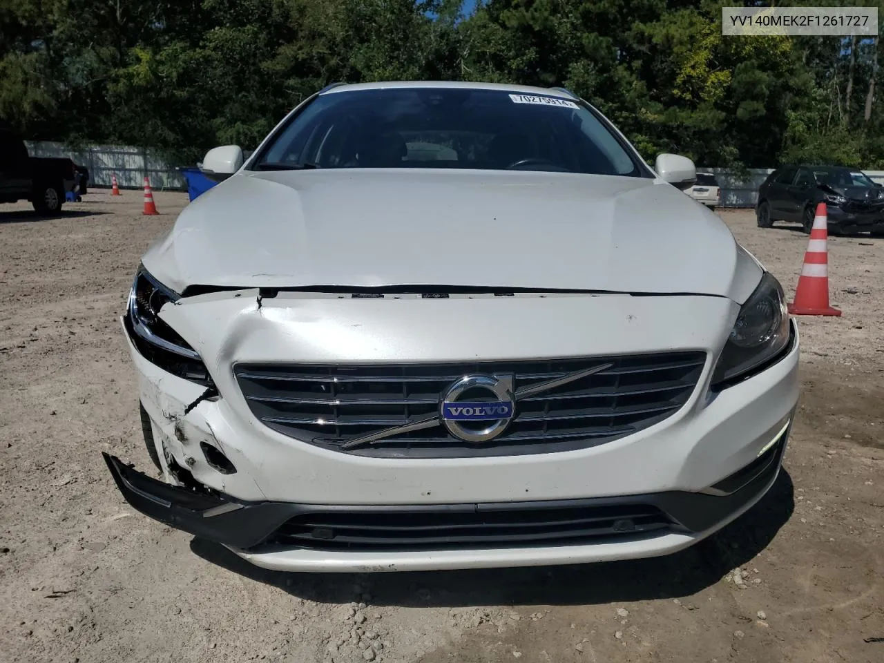 2015 Volvo V60 Premier VIN: YV140MEK2F1261727 Lot: 70275914