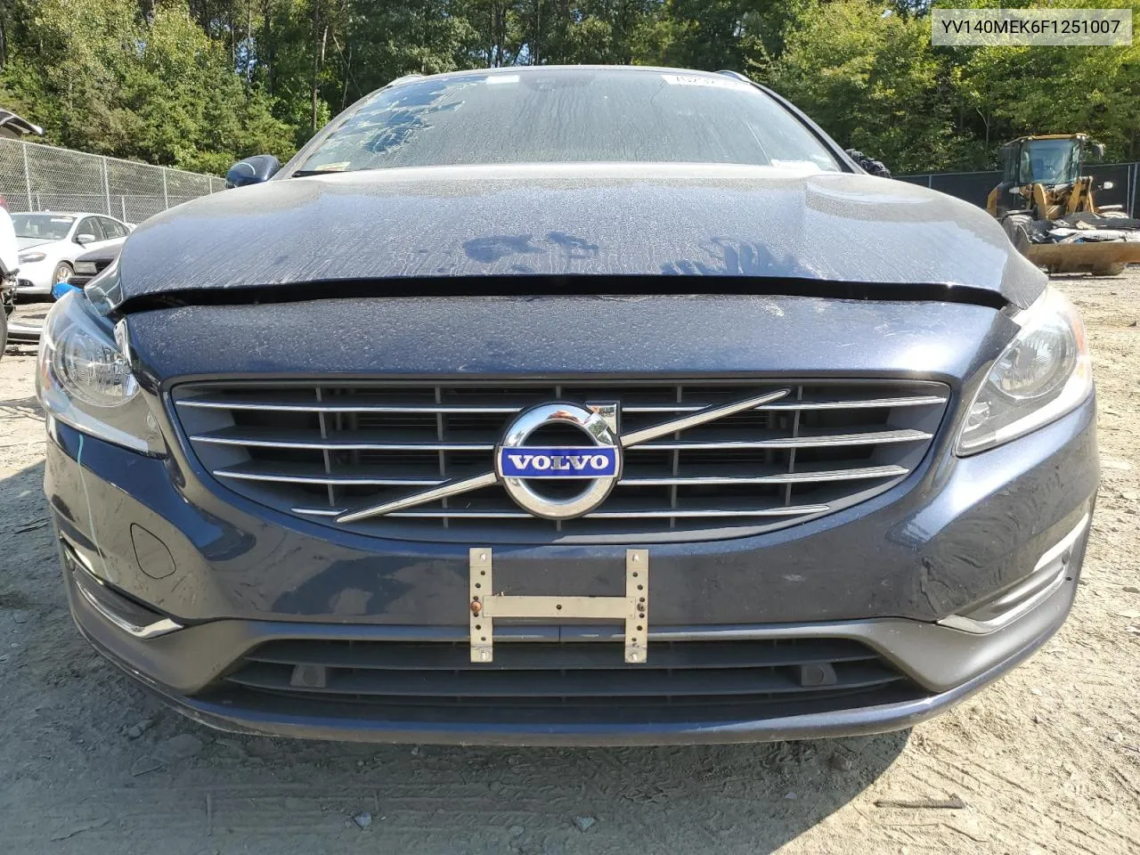 2015 Volvo V60 Premier VIN: YV140MEK6F1251007 Lot: 70292064