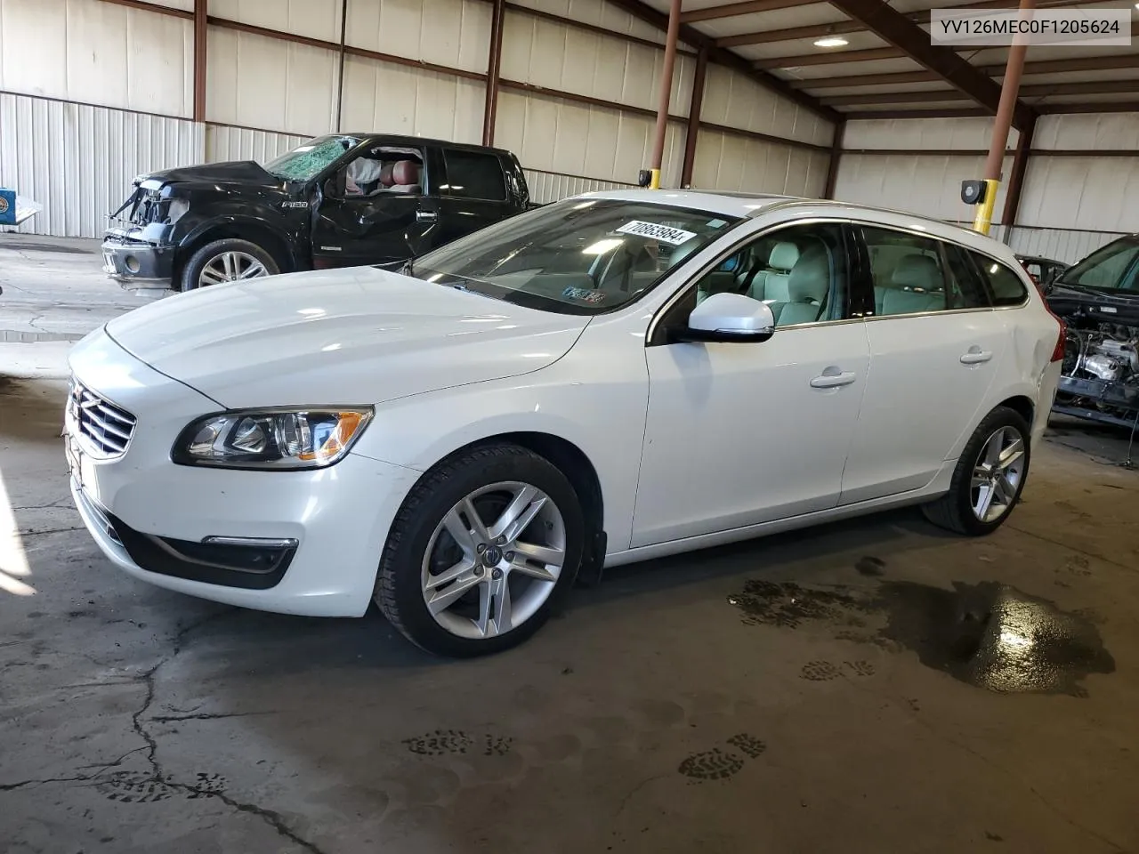 2015 Volvo V60 Premier+ VIN: YV126MEC0F1205624 Lot: 70863984