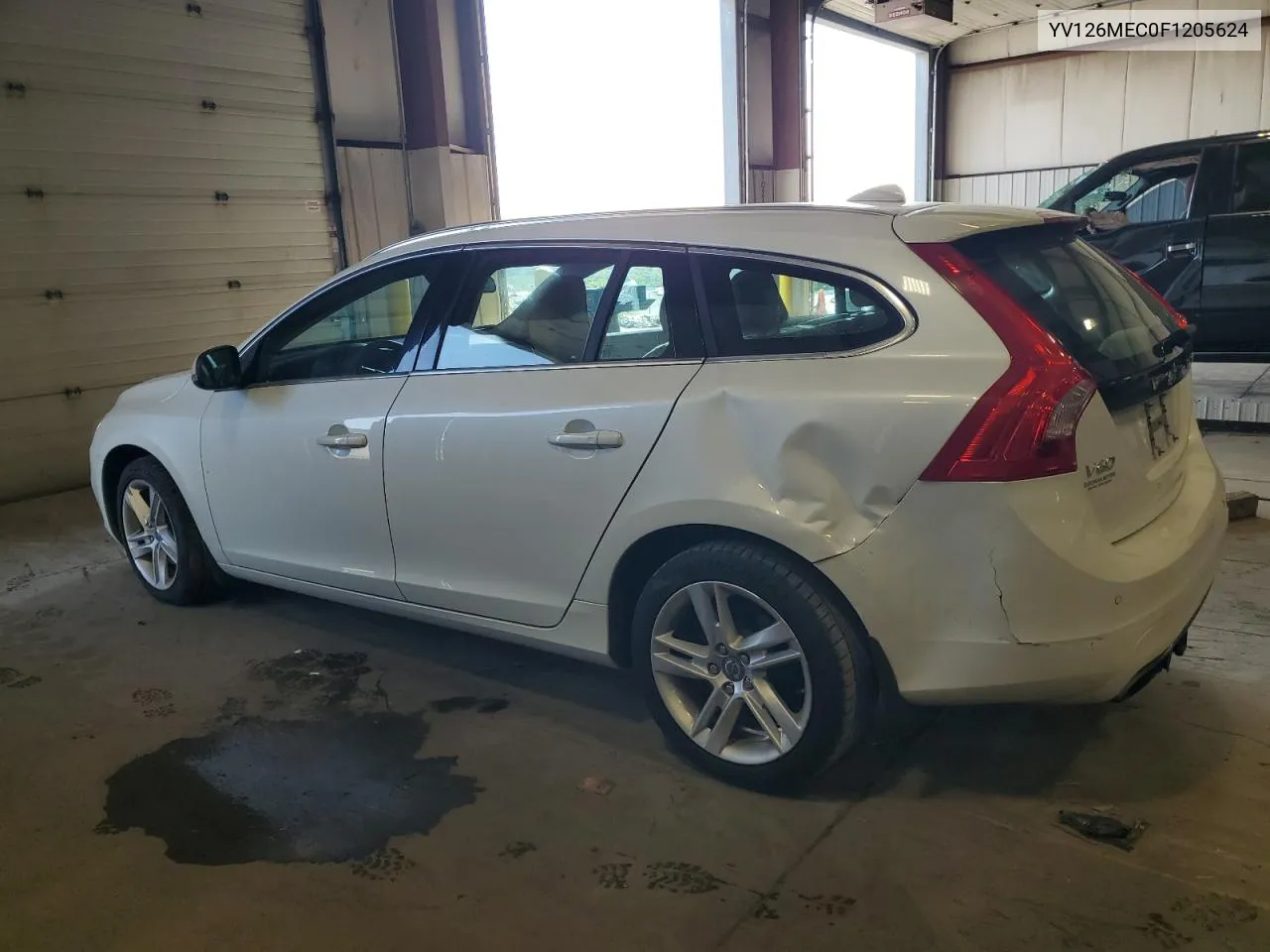 2015 Volvo V60 Premier+ VIN: YV126MEC0F1205624 Lot: 70863984