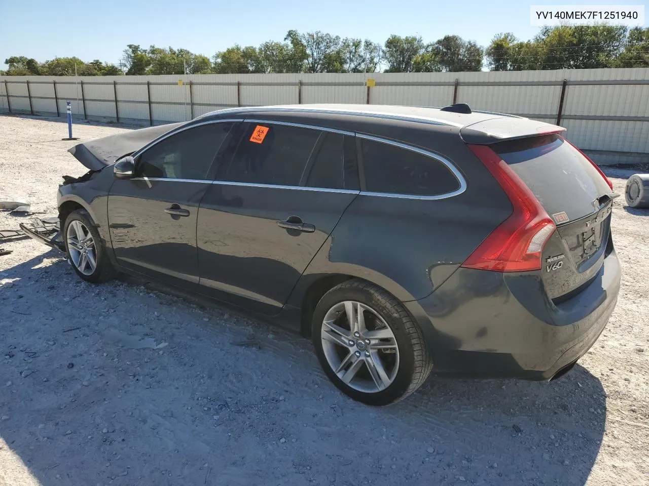 2015 Volvo V60 Premier VIN: YV140MEK7F1251940 Lot: 73695834