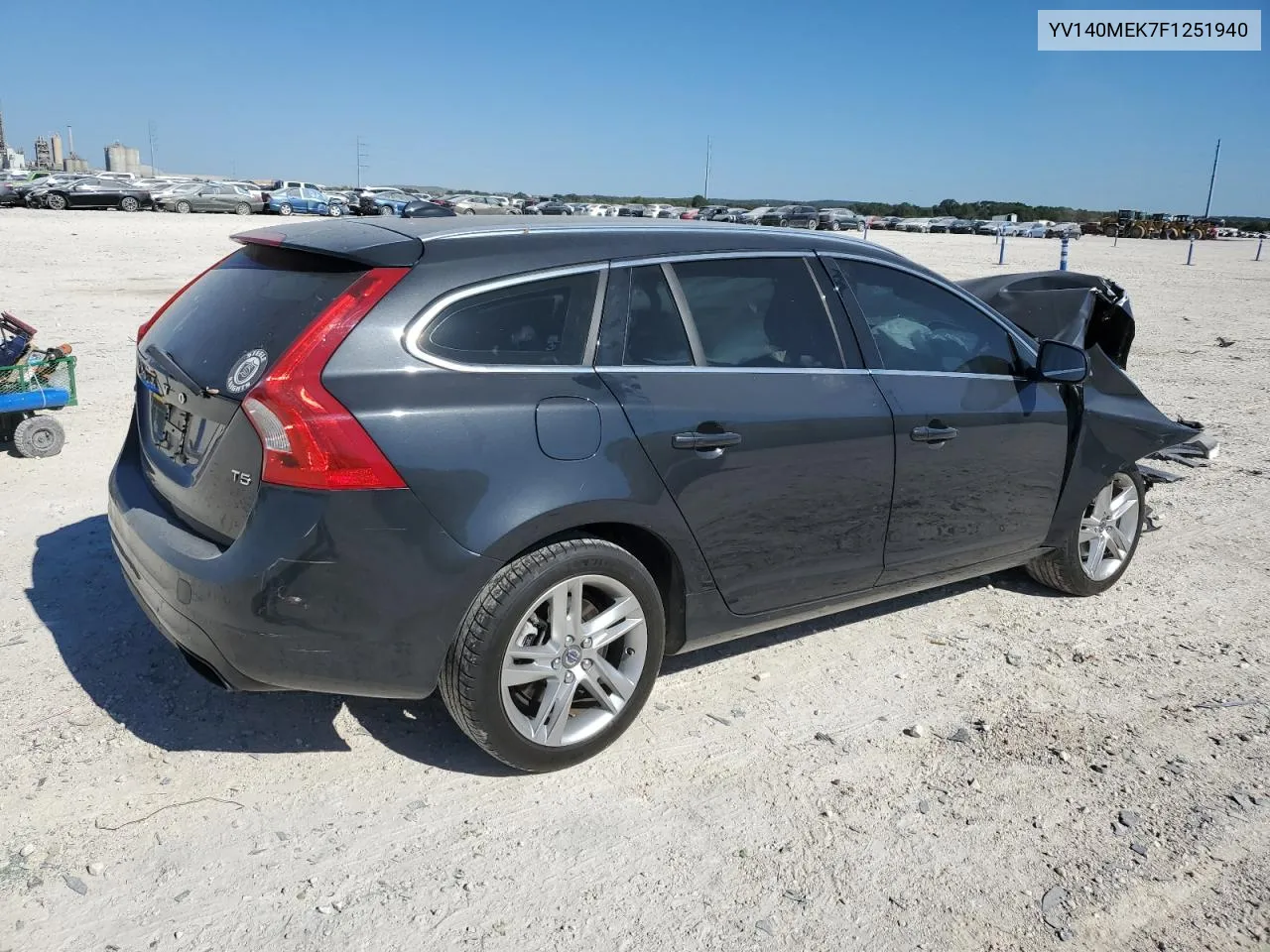 2015 Volvo V60 Premier VIN: YV140MEK7F1251940 Lot: 73695834