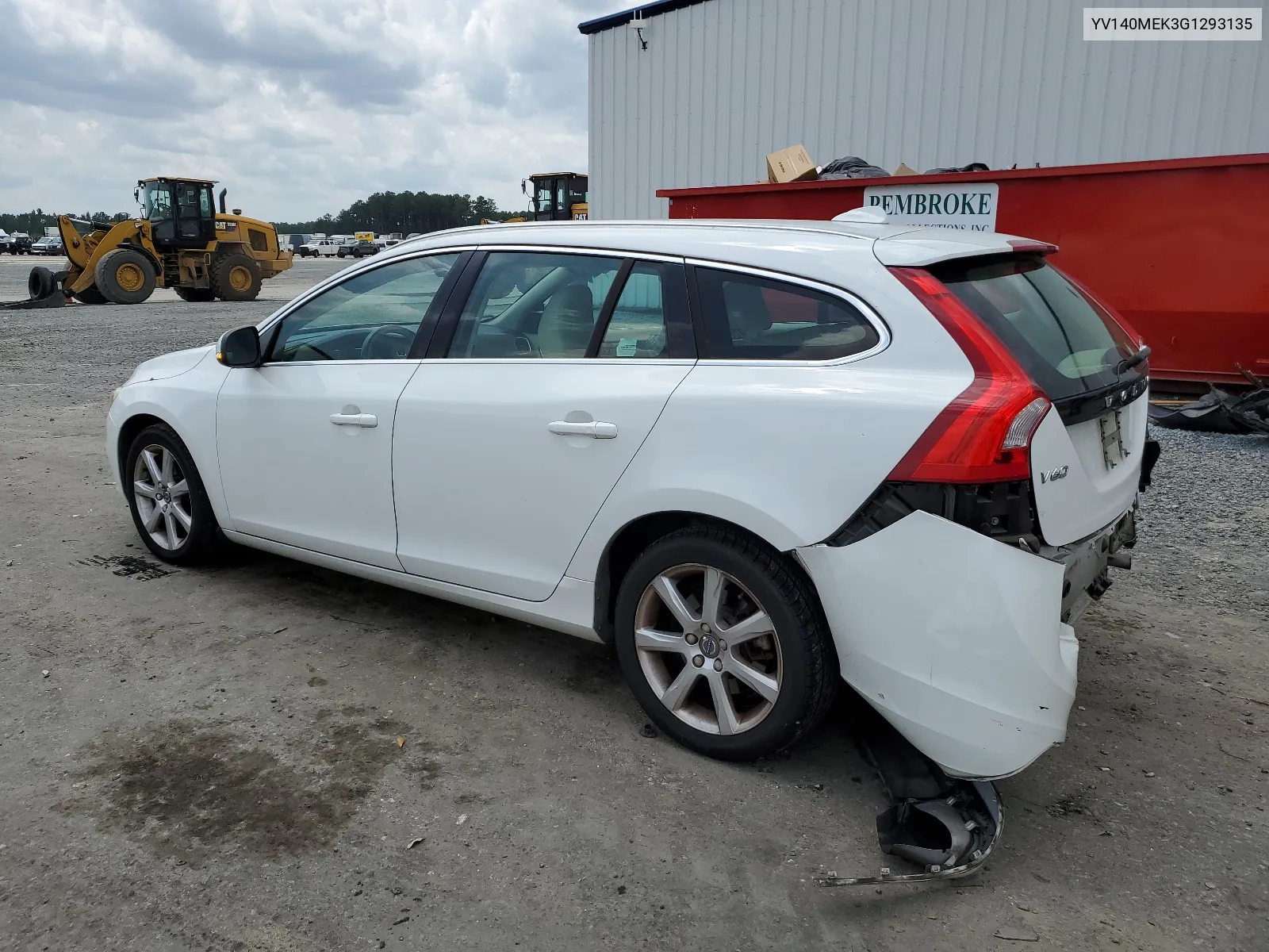 YV140MEK3G1293135 2016 Volvo V60 T5 Premier