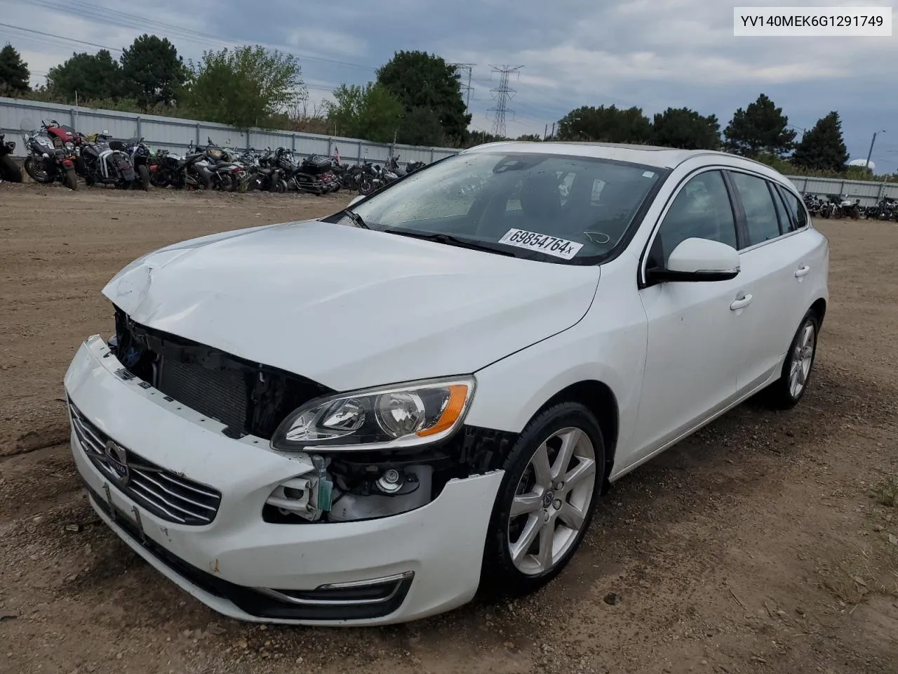 2016 Volvo V60 T5 Premier VIN: YV140MEK6G1291749 Lot: 69854764