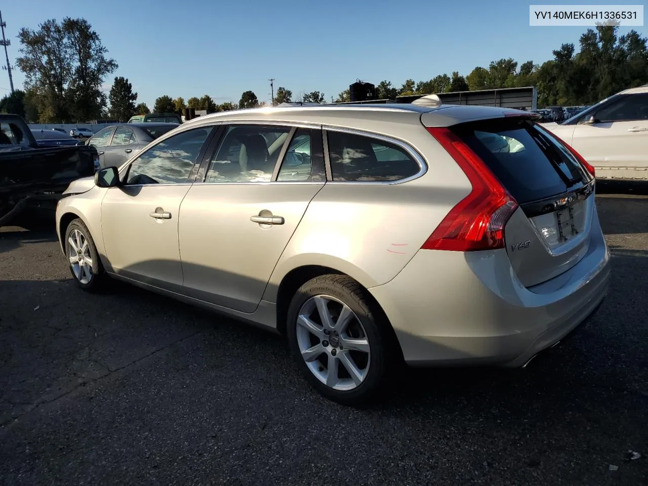 2017 Volvo V60 T5 Premier VIN: YV140MEK6H1336531 Lot: 74840174