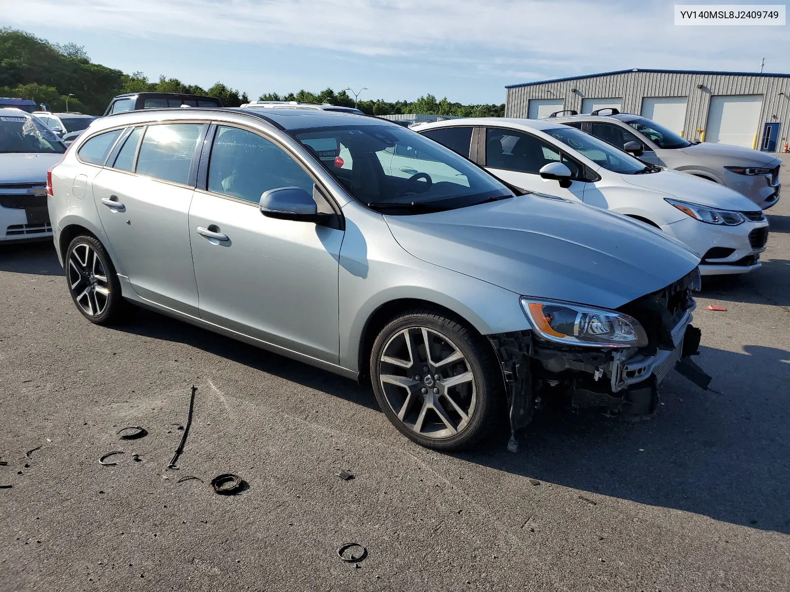 YV140MSL8J2409749 2018 Volvo V60 T5 Dynamic