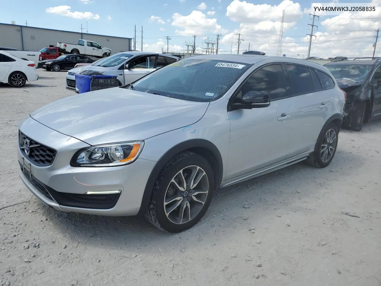 2018 Volvo V60 Cross Country Premier VIN: YV440MWK3J2058835 Lot: 65476534