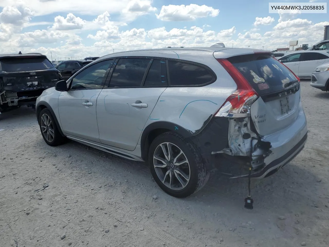 YV440MWK3J2058835 2018 Volvo V60 Cross Country Premier