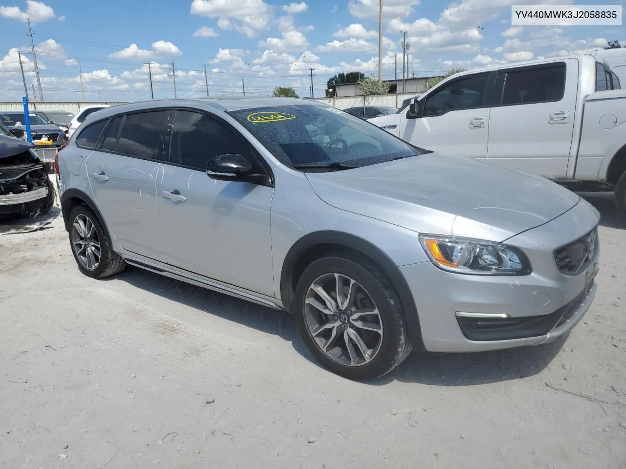 YV440MWK3J2058835 2018 Volvo V60 Cross Country Premier