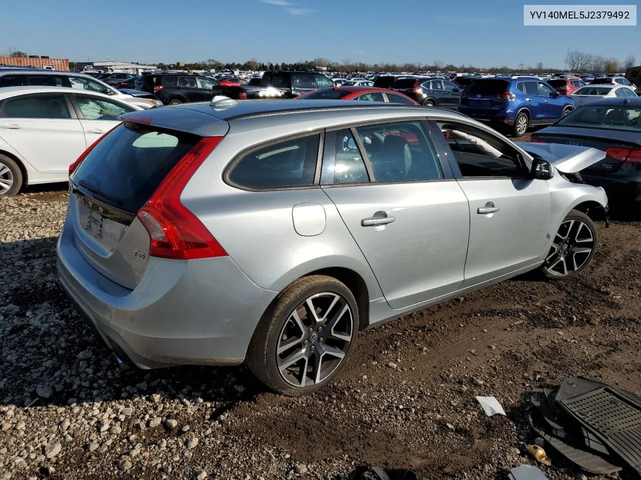 2018 Volvo V60 T5 Dynamic VIN: YV140MEL5J2379492 Lot: 79428554