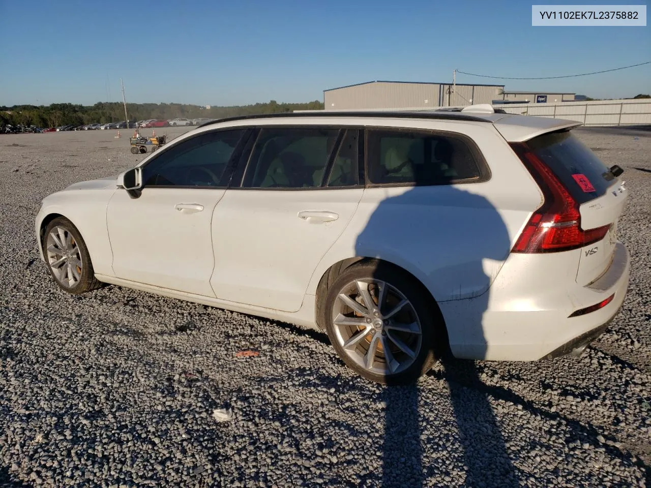 2020 Volvo V60 T5 Momentum VIN: YV1102EK7L2375882 Lot: 74959724