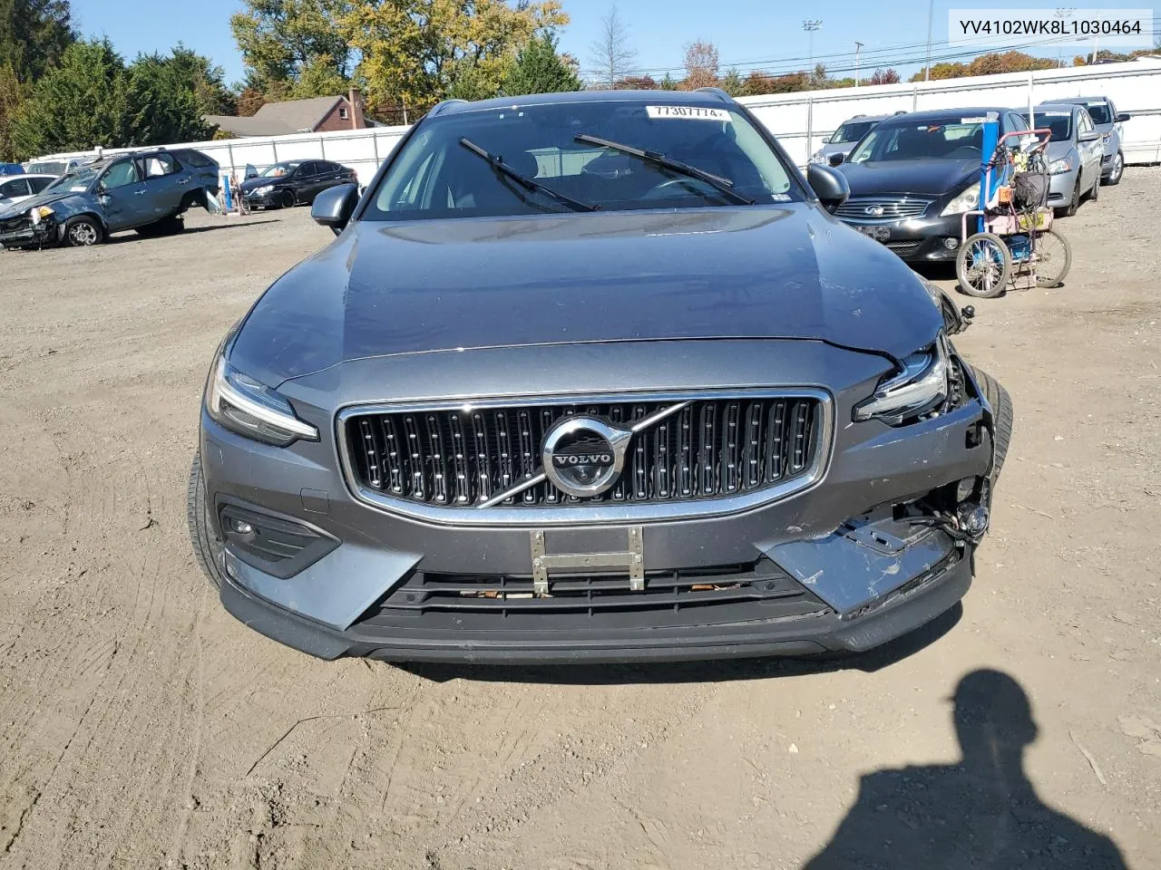 2020 Volvo V60 Cross Country T5 Momentum VIN: YV4102WK8L1030464 Lot: 77307774