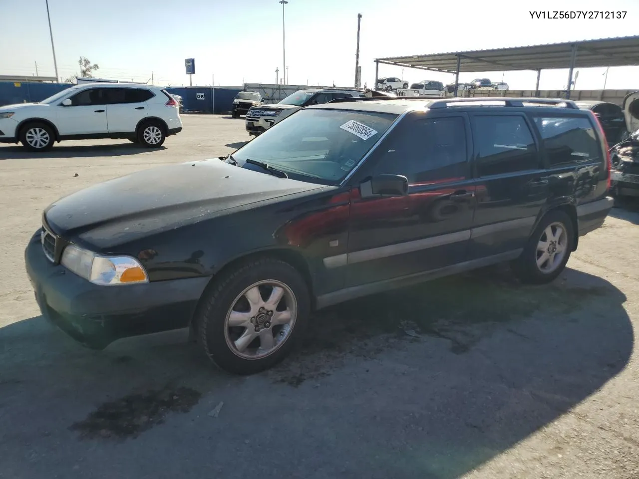 2000 Volvo V70 Xc VIN: YV1LZ56D7Y2712137 Lot: 75060854