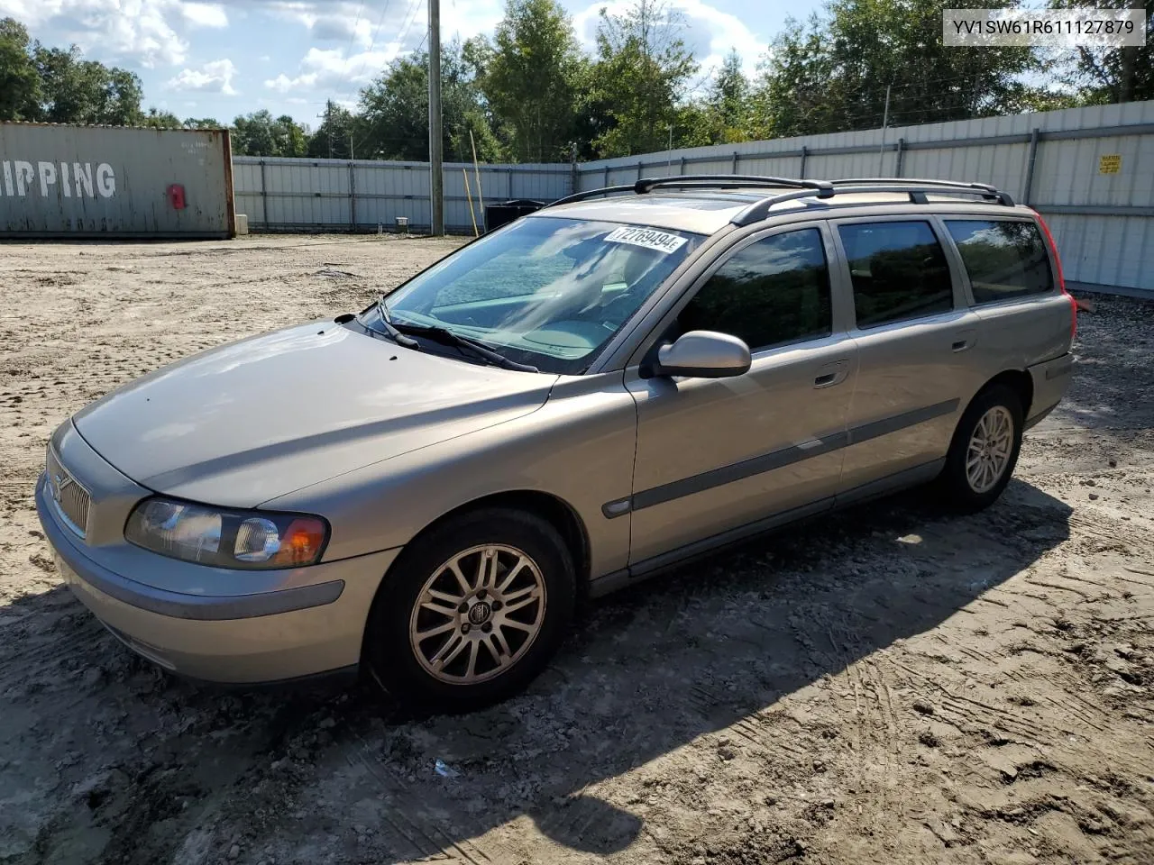 2001 Volvo V70 VIN: YV1SW61R611127879 Lot: 72769494