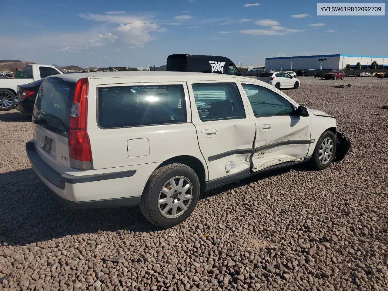 2001 Volvo V70 VIN: YV1SW61R812092739 Lot: 73970134