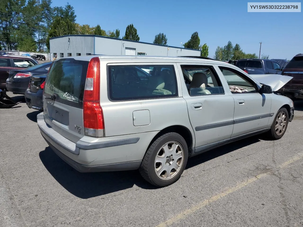 2002 Volvo V70 T5 Turbo VIN: YV1SW53D322238798 Lot: 65930964